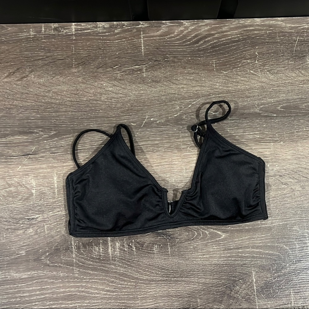 Black Triangle Bikini Top